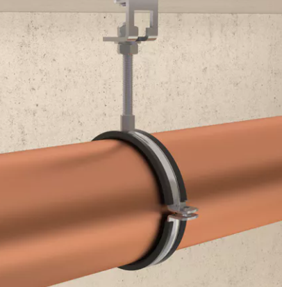 GOWEL 6" GI HANGING CLAMP WITH RUBBER - Image 5