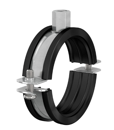 GOWEL 4" GI HANGING CLAMP WITH RUBBER