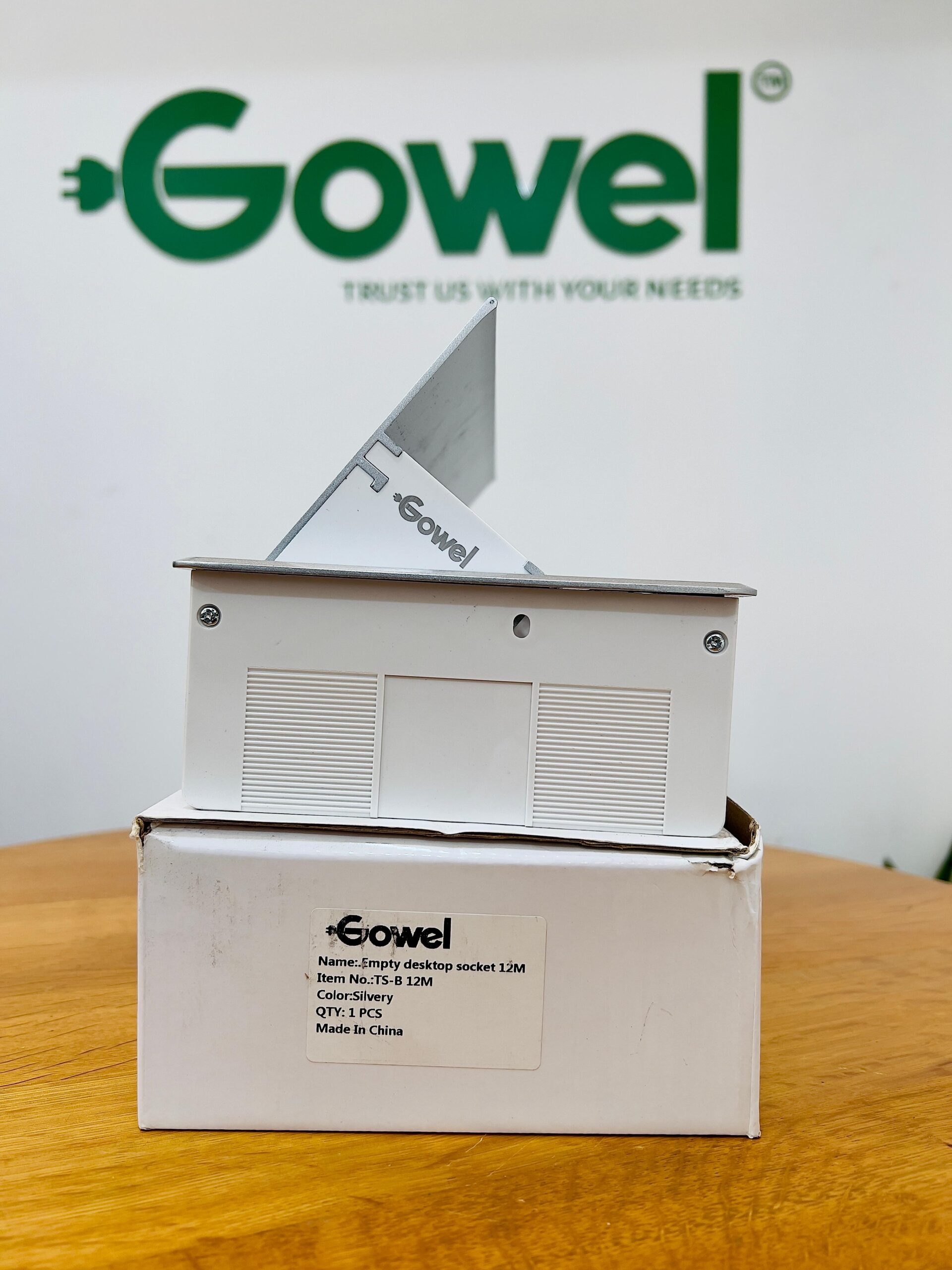 GOWEL 12 MODULE EMPTY DESKTOP BOX SILVER - Image 6