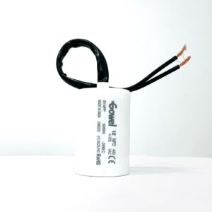 GOWEL MFD PIN & WIRE TYPE PLASTIC CAN CAPACITOR